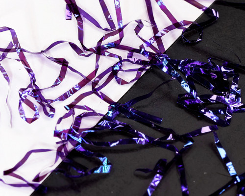 Perdigon Strips, 1 mm, Dark Violet UV-Pearl / 74